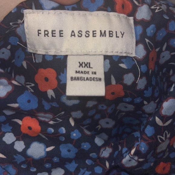 free assembly “floral” shirt - Picture 2 of 2